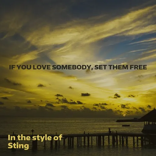 Karaoke If You Love Somebody, Set Them Free by Sting — sing along with lyrics on Singa