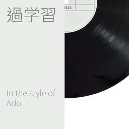 Cover art for 過学習 - Ado karaoke version