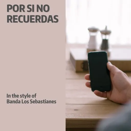 Karaoke Por Si No Recuerdas by Banda Los Sebastianes — sing along with lyrics on Singa