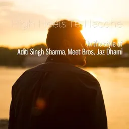 Titelbild für High Heels Te Nacche - Aditi Singh Sharma,Jaz Dhami,Meet Bros Karaoke-Version