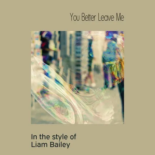 Karaoke You Better Leave Me by Liam Bailey — sing along with lyrics on Singa