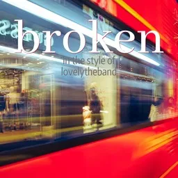Cover art for broken - lovelytheband karaoke version