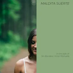 Omslagsbild för Maldita Suerte - Sin Bandera,Víctor Manuelle karaokeversion