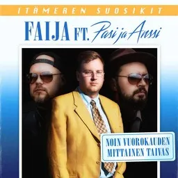 Karaokekappaleen Noin vuorokauden mittainen taivas - Faija,Pasi ja Anssi kansikuva
