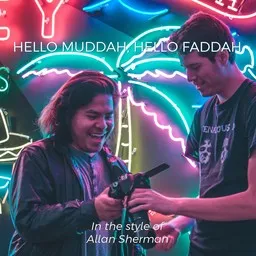 Karaokekappaleen Hello Muddah, Hello Faddah - Allan Sherman kansikuva