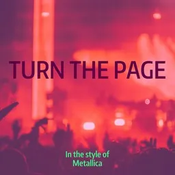 Karaokekappaleen Turn The Page - Metallica kansikuva