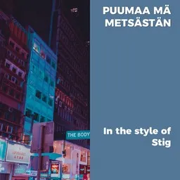 Cover art for Puumaa mä metsästän - Stig karaoke version
