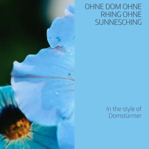 Karaoke Ohne Dom ohne Rhing ohne Sunnesching esittäjältä Domstürmer — laula mukana sanoituksilla Singassa