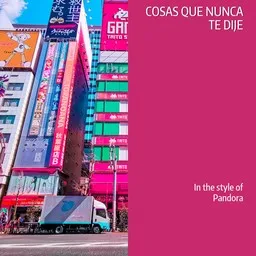 Cover art for Cosas Que Nunca Te Dije - Pandora (MEX) karaoke version