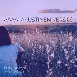 Cover art for AAAA (akustinen versio) - Arttu Wiskari karaoke version