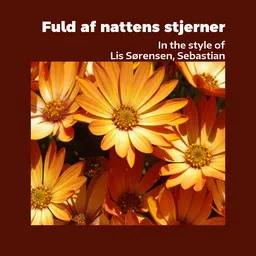 Karaokekappaleen Fuld af nattens stjerner - Lis Sørensen,Sebastian kansikuva
