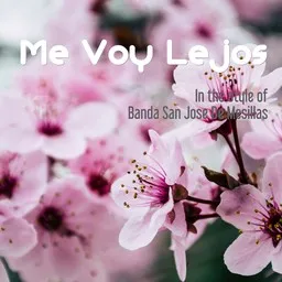 Titelbild für Me Voy Lejos - Banda San Jose De Mesillas Karaoke-Version