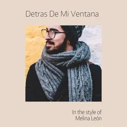 Titelbild für Detras De Mi Ventana - Melina León Karaoke-Version