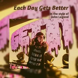 Omslagsbild för Each Day Gets Better - John Legend karaokeversion