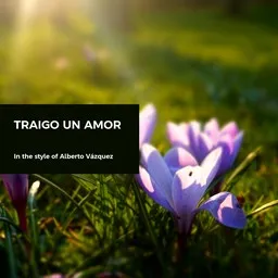 Cover art for Traigo Un Amor - Alberto Vázquez karaoke version
