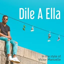 Cover art for Dile A Ella - Víctor Manuelle karaoke version
