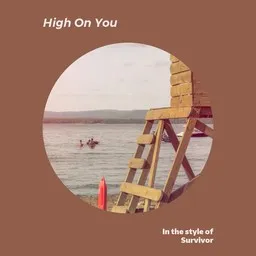 Cover art for High On You - Survivor karaoke version