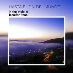 Titelbild für Hasta El Fin Del Mundo - Jennifer Peña Karaoke-Version