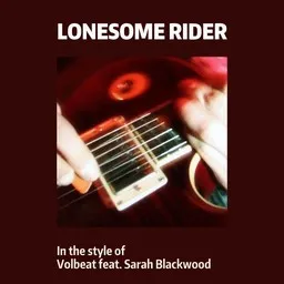 Karaokekappaleen Lonesome Rider - Sarah Blackwood,Volbeat kansikuva