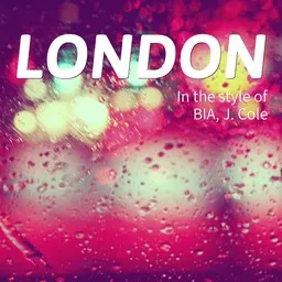 Cover art for London - BIA,J. Cole karaoke version