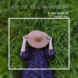 Omslagsbild för Riptide (Guitar Version) - Vance Joy karaokeversion