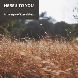 Cover art for Here's To You - Rascal Flatts karaoke version