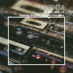 Omslagsbild för Coqueta - Fuerza Regida,Grupo Frontera karaokeversion