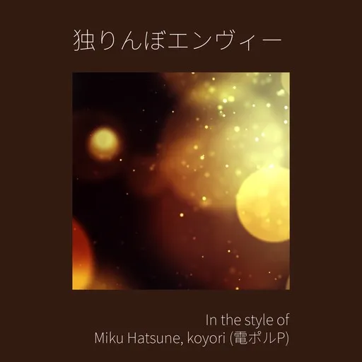Karaoke 独りんぼエンヴィー esittäjältä koyori (電ポルP), Miku Hatsune — laula mukana sanoituksilla Singassa