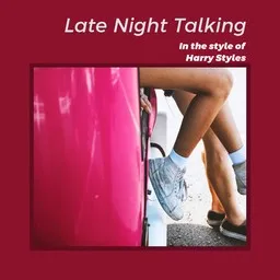 Karaokekappaleen Late Night Talking - Harry Styles kansikuva