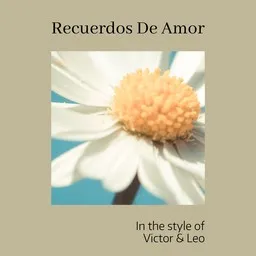 Cover art for Recuerdos De Amor - Victor & Leo karaoke version