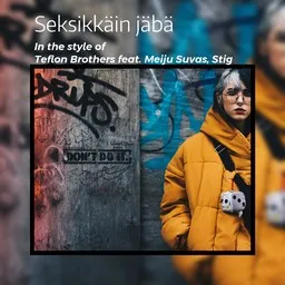 Cover art for Seksikkäin jäbä - Meiju Suvas,Stig,Teflon Brothers karaoke version