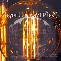 Titelbild für Beyond the way (JP text) - Giga,Len Kagamine (鏡音レン),Miku Hatsune,Rin Kagamine (鏡音リン) Karaoke-Version
