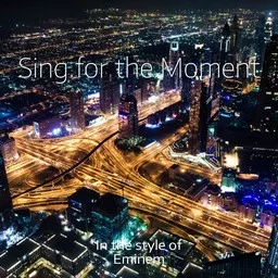 Cover art for Sing for the Moment - Eminem karaoke version
