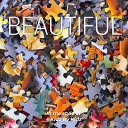 Cover art for Beautiful - 4 Kidz By Kidz karaoke version