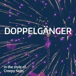 Cover art for doppelgänger - Creepy Nuts karaoke version