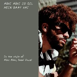 Cover art for Abhi Abhi Jo Dil Mein Baat Hai - Abhi Abhi,Shael Oswal karaoke version