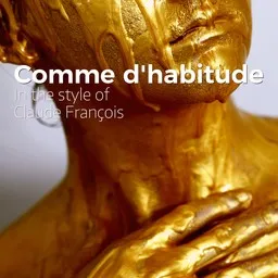 Cover art for Comme d'habitude - Claude François karaoke version
