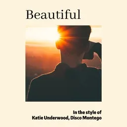 Titelbild für Beautiful - Disco Montego,Katie Underwood Karaoke-Version