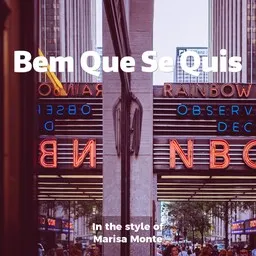 Cover art for Bem Que Se Quis - Marisa Monte karaoke version