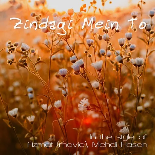 Karaoke Zindagi Mein To av Azmat (movie), Mehdi Hasan — sjung med på texten på Singa