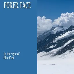 Omslagsbild för Poker Face - Glee Cast karaokeversion
