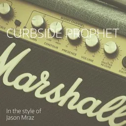 Cover art for Curbside Prophet - Jason Mraz karaoke version