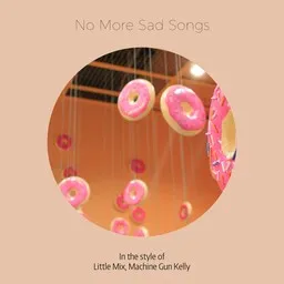Cover art for No More Sad Songs - Little Mix,Machine Gun Kelly karaoke version