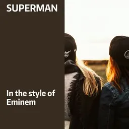 Cover art for Superman - Eminem karaoke version