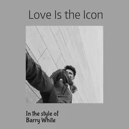 Cover art for Love Is the Icon - Barry White karaoke version