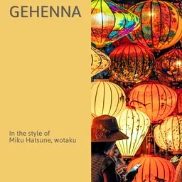 Cover art for Gehenna - Miku Hatsune,wotaku karaoke version