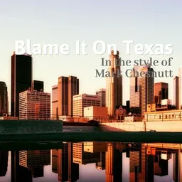 Titelbild für Blame It On Texas - Mark Chesnutt Karaoke-Version