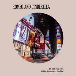 Karaokekappaleen Romeo and Cinderella - doriko,Miku Hatsune kansikuva