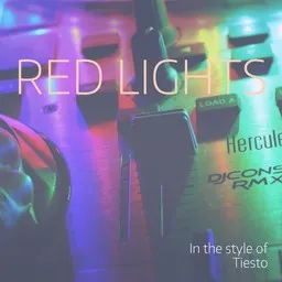 Karaokekappaleen Red Lights - Tiësto kansikuva