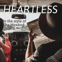 Karaokekappaleen Heartless - The Weeknd kansikuva